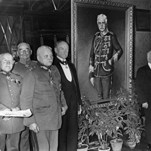Field Marshal von Mackensen portrait presentation