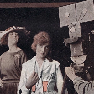 Filming a British silent, 1920