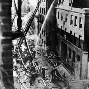 Fire in Southwark, London, 1926