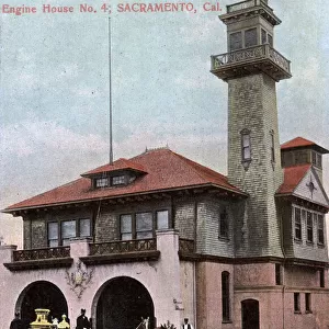 Fire Station engine house no. 4, Sacramento, California, USA