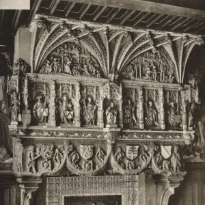 Fireplace in Town Hall, Courtrai, Belgium