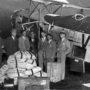 The first Australia to England air mail