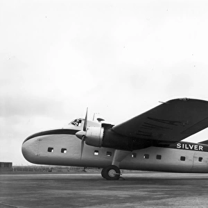 The first Bristol Freighter 32 G-AMWA of Silver City Airways