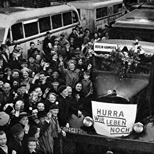The First Bus out of West Berlin after the Blockade, 1949