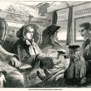First class passengers going home for Christmas 1859 First class passengers going home for Christmas 1859
