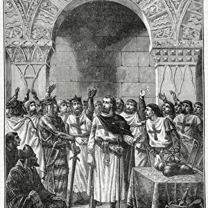 FIRST CRUSADE - Godefroi de Bouillon, leader of the First Crusade