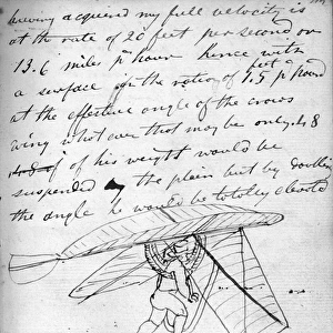First design for an ornithopter showing the flappers