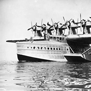 The first Dornier DoX on the water