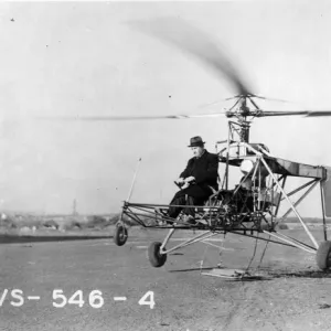 The first flight of the Sikorsky VS-300 14 September 1939