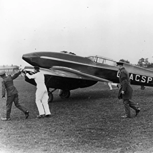 The first de Havilland DH88 Comet G-ACSP Black Magic