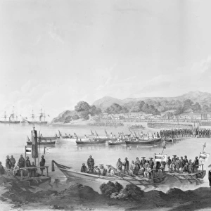 First landing of Americans in Japan, under Commodore M. C. Pe