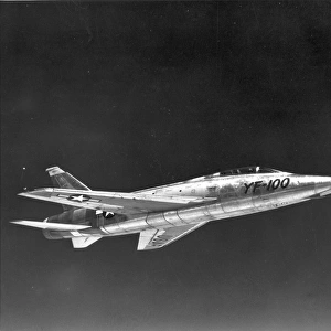 The first North American YF-100 Super Sabre prototype