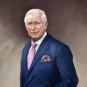 First Portrait of King Charles III