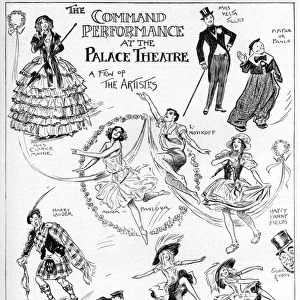 First Royal Command Performance at Palace Theatre