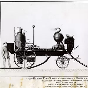 First Steam Fire Engine, England
