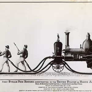First Steam Fire Engine, USA