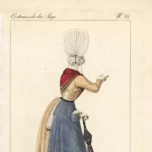 Fisherwoman of Bordeaux, France, 19th century