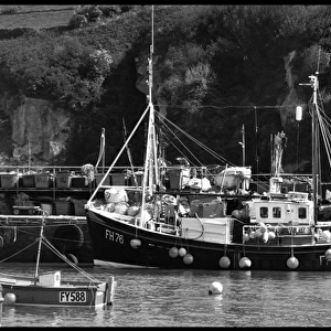 Fishing boat Mevagissey Cornwall UK