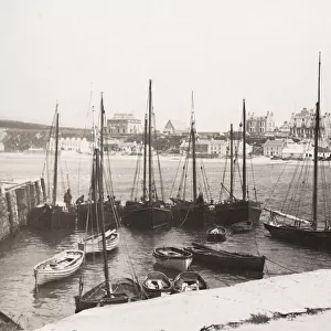 Fishing boats in the harbour, Port Erin, Isle of Man