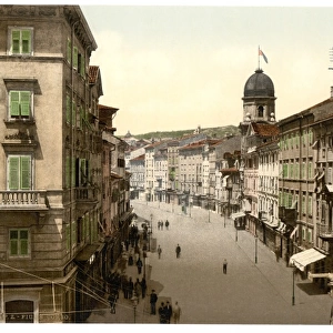 Fiume, the Corso, Croatia, Austro-Hungary