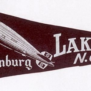 Flag commemorating the Hindenburg