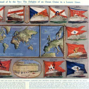 Flags and Ships of the Great Steamship Companies, 1932