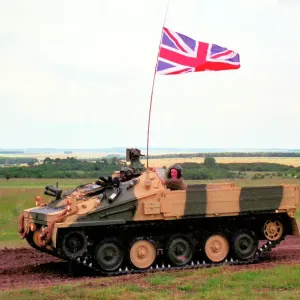 Flatbed version of the CVR(T) armoured fighting vehicle Flatbed version of the CVR(T) armoured fighting vehicle
