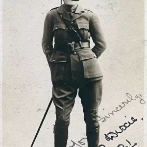 Flo Dixie - impersonating a male army officer