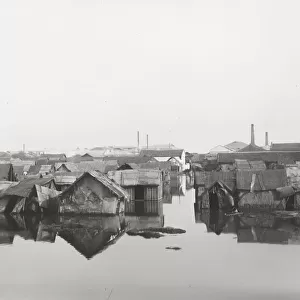 Floods, flooding, Hankow, modern Wuhan, China