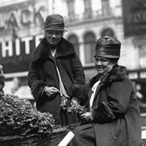 Flower sellers in London