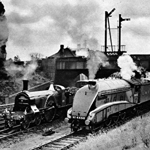 The Flying Scotsman of 1888 and 1938 at Sevenage