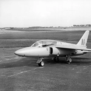 Folland Fo144 Gnat T1 before its maiden flight at Chilbolton