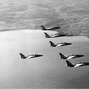 Five Folland Fo144 Gnat T1s from No4 Flying Training School