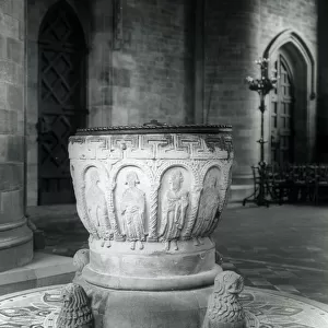 Font, Hereford Cathedral, Herefordshire, England