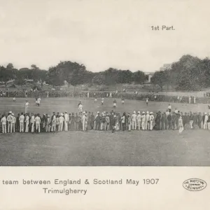 Football Match between England and Scotland - Trimulgherry