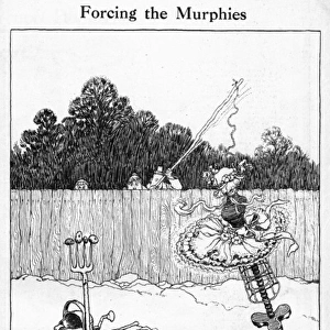 Forcing the Murphies, by W. Heath Robinson