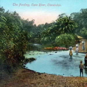 The Ford at Cave River, Clarendon, Jamaica, West Indies