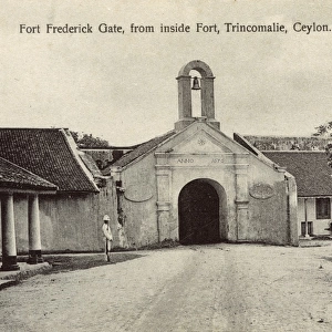Fort Frederick Gate, Trincomalee, Ceylon (Sri Lanka)