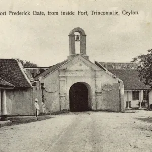 Fort Frederick Gate, Trincomalee, Ceylon (Sri Lanka)