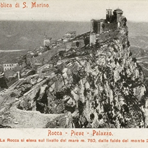 Fortress of Citta di San Marino on Monte Titano