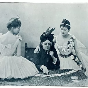 Fortune Teller and two Ballet Dancers