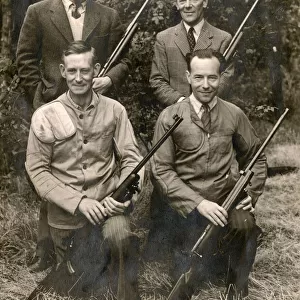 A Four-man British Shooting Party