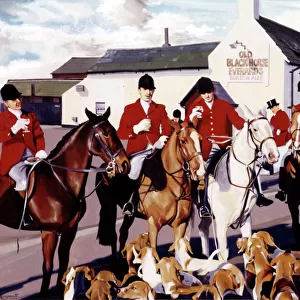 Fox Hunters toast a day on the hunt at their local