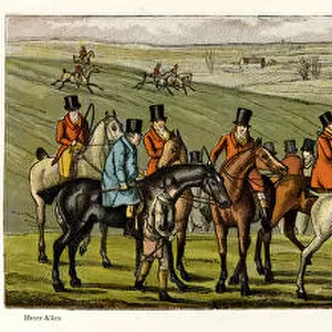 Fox hunting, the meet 1820