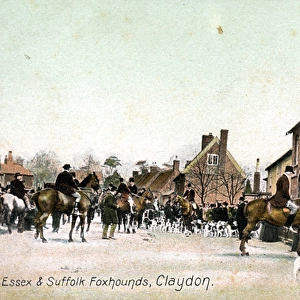 Foxhunting, Claydon, Suffolk