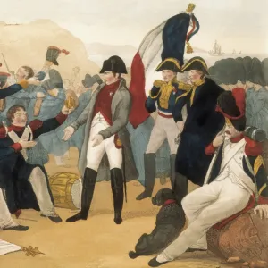 France (1815). Napoleon returning from the Elba