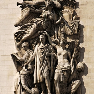 France. Paris. Arc de Triomphe. Le Triomphe by Jean-Pierre