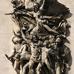 France. Paris. Triumphal Arch. Depart of 1792. La Marseillai