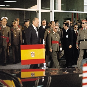 Francisco Franco with the president of the United States Ger