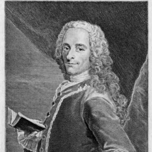 Francois-Marie Arouet, known by his nom de plume Voltaire